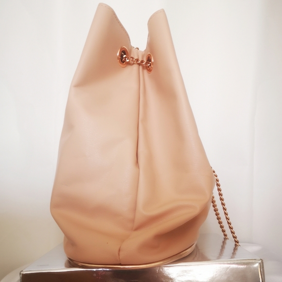 Auth Paco Rabanne Olympea Bucket Shoulder Bag Pink - Picture 10 of 16